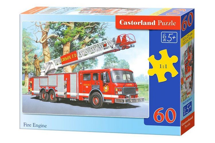 Castorland C60-06359 Пазл Пожарная команда, 60 деталей