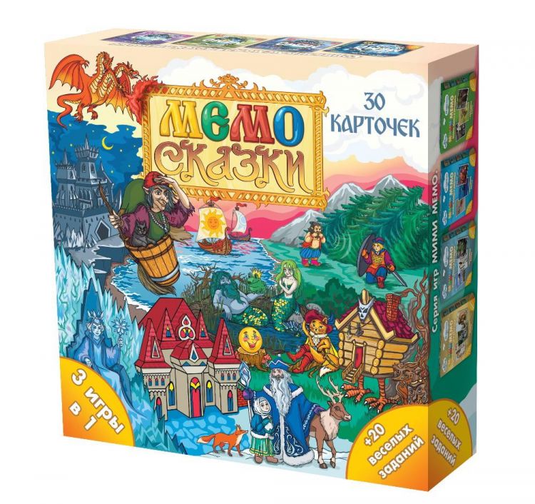 Нескучные игры 8063 Настольная игра Нескучные игры Мемо Сказки