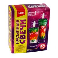 LORI Нс-004 Набор для творчества LORI насыпные свечи "Романтический вечер"