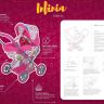 Melobo 8446 Коляска Buggy Boom Infinia для кукол, классическая, 2 в 1