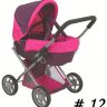 Melobo 8446 Коляска Buggy Boom Infinia для кукол, классическая, 2 в 1