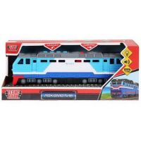 Технопарк LOCO-30PL-BU Инерционная модель Локомотив синий, свет, звук, 30 см