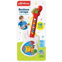 АЗБУКВАРИК 4680019284224 Гитара веселая Красная