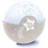 Infantino 4909 Ночник-проектор со звуком для малышей, серо-бежевый