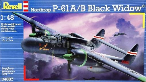Revell 04887 Cборная модель истребителя P-61B Black Widow, 1:48