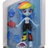 Hasbro E4237 MLP EG Minis Мини-кукла Модный приговор, Радуга Дэш