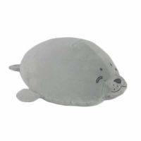 AB toys M2028 Мягкая игрушка Морской котик серый, 27 см