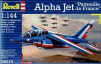 Revell 04014 Самолет-штурмовик Альфа Джет "Патруль де Франс", французский, 1:144