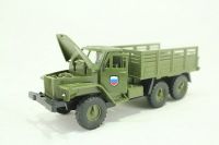 Грузовик  военный бортовой, инерционный, 20,5см, свет, звук