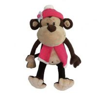 Maxitoys MT-TS0215031 Мягкая игрушка Обезьянка Виолетта, 22 см