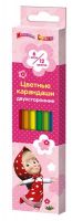 РОСМЭН 29079 Набор двусторонних карандашей Машины сказки, 6 шт.