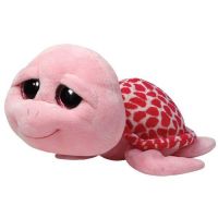 TY 36990 Beanie Boo's Мягкая игрушка черепашка Shellby (розовая), 25 см