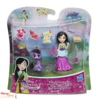 Hasbro E0236 Игровой набор Принцесса Дисней Маленькое королевство Принцесса Мулан, 8 см