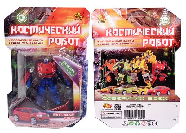 ABtoys C-00180 Космический робот-трансформер, 8 видов в ассортименте, без эффектов