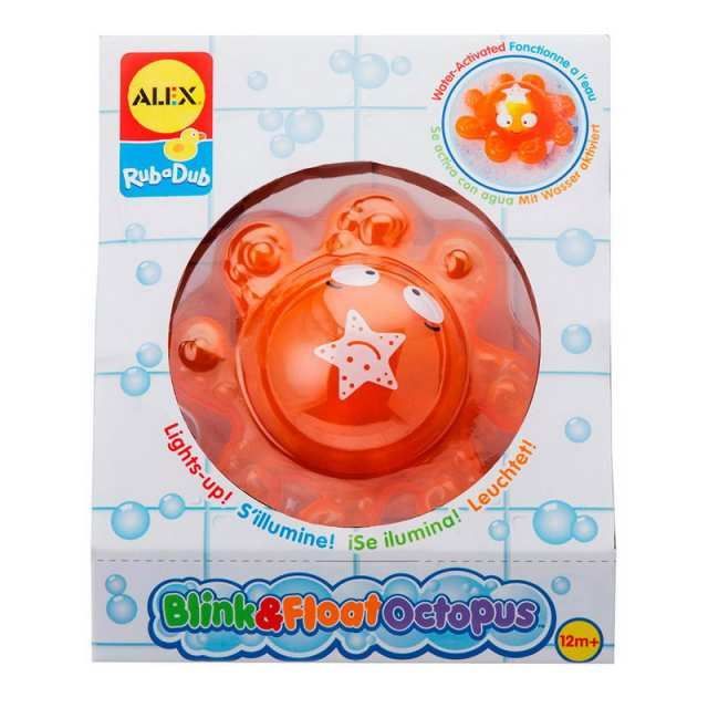 ALEX 842Sal-no Игрушка для ванны "Осьминог", от 3 лет ALEX 842Sal-no Игрушка для ванны "Осьминог", от 3 лет
