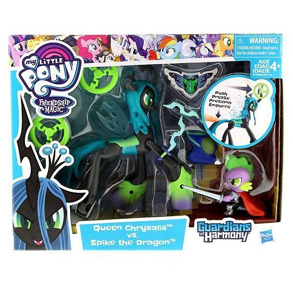 Hasbro B7298 MLP Игровой набор Хранители Гармонии, Спайк и Королева Кризалис