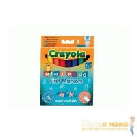 Crayola 8324 Набор цветных смывающихся фломастеров для малышей, 8 шт.