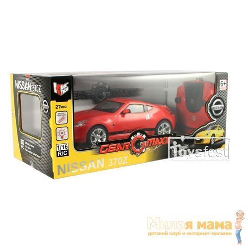 6618-855a_red-ast6618-855a-85051-0-360.jpg KidzTech 85051 Радиоуправляемый автомобиль Nissan 370Z, 1:16, красный