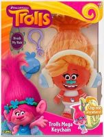 Zuru 6202 Trolls Мягкая игрушка-брелок Диджей Звуки, 20 см