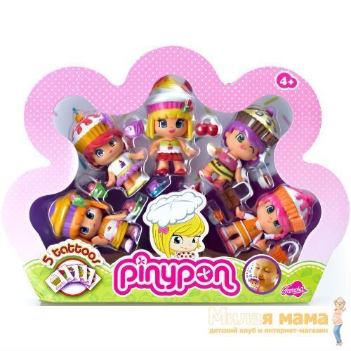 Famosa 700010261 Игровой набор Пинипон веселые пирожные