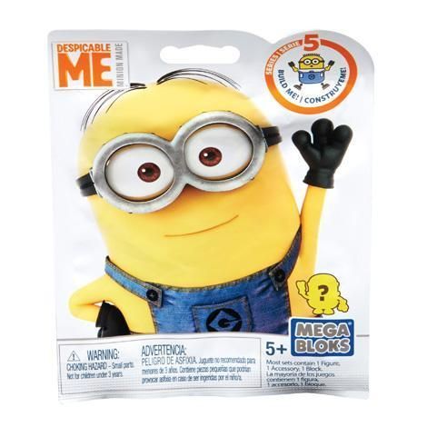 Mega Bloks DKW82 Миньоны Мини-фигурки в фольгированном пакетике