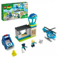 LEGO (Лего) 10959-L Конструктор LEGO DUPLO Town Полицейский участок и вертолёт