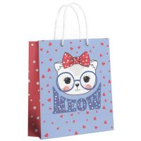 ND Play 300087 Пакет подарочный ND Play Meow, большой 250*350*100 мм