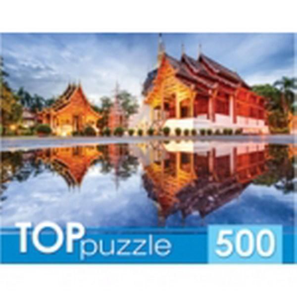 Рыжий кот ГИТП500-4208 TOPpuzzle. Пазлы 500 элементов. ПАГОДЫ НА ВОДЕ