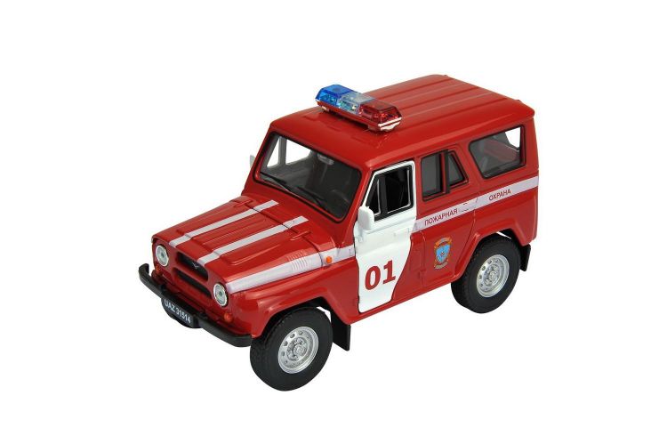 Welly 42380FS Машинка Welly УАЗ 31514 Пожарная охрана металлическая