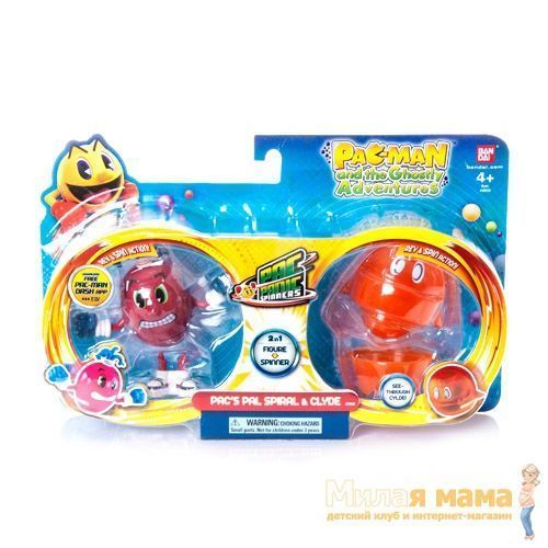 PAC-MAN 38925 Пак-Ман Набор из 2 фигурок Pac Panic в асс.