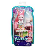 Mattel DVH88 Энчантималс Кукла Бри Кроля с любимой зверушкой, 15 см