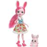Mattel DVH88 Энчантималс Кукла Бри Кроля с любимой зверушкой, 15 см