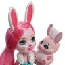Mattel DVH88 Энчантималс Кукла Бри Кроля с любимой зверушкой, 15 см