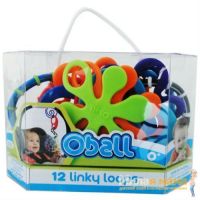Oball 81506 Набор прорезывателей для зубов Забавные колечки, 12 шт