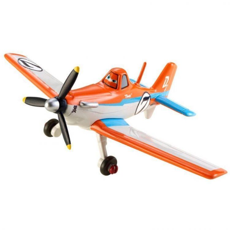 Mattel X9460 PLANES Самолет Дасти (Dusty), 1:55
