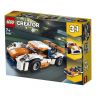 Lego Creator 31089 Конструктор Лего Криэйтор Оранжевый гоночный автомобиль, 221 деталь