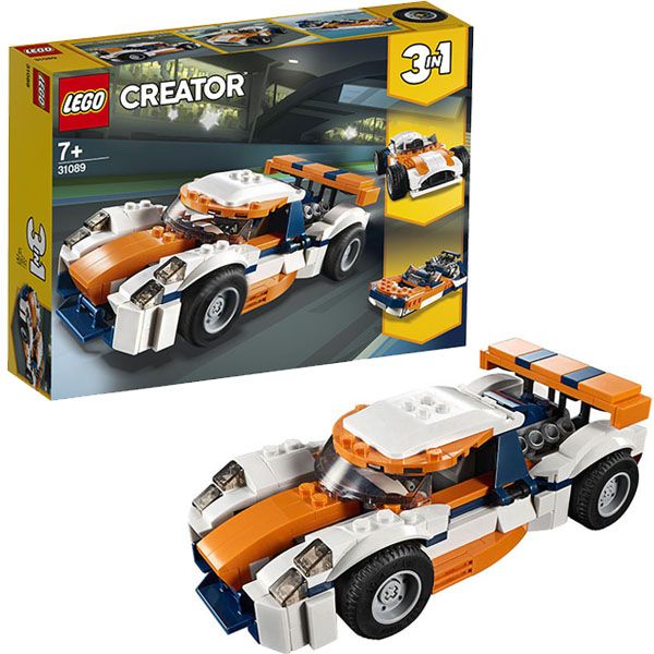 Lego Creator 31089 Конструктор Лего Криэйтор Оранжевый гоночный автомобиль, 221 деталь