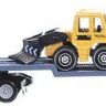 Junfa toys 1805-1E Автовоз металлический, с краном и самосвалом