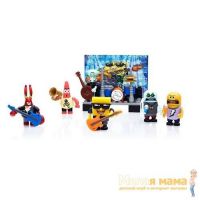 Mega Bloks 94619 Конструктор Мега Блокс Спанч Боб фигурки, рок-группа