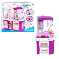 ABtoys PT-00791 Помогаю Маме Кухня с аксессуарами, со световыми и звуковыми эффектами