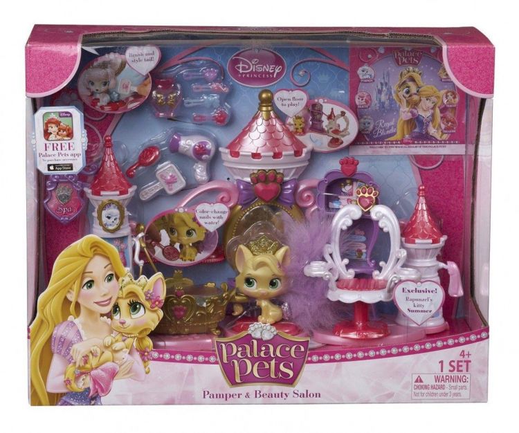 Palace Pets 23371/76087 Салон красоты Кошечки Pamper - питомец Рапунцель, с аксессуарами