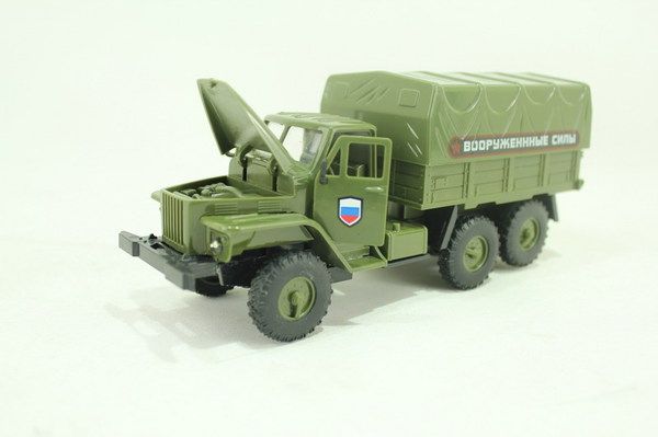 Грузовик военный, инерционный, 20,5см, свет, звук