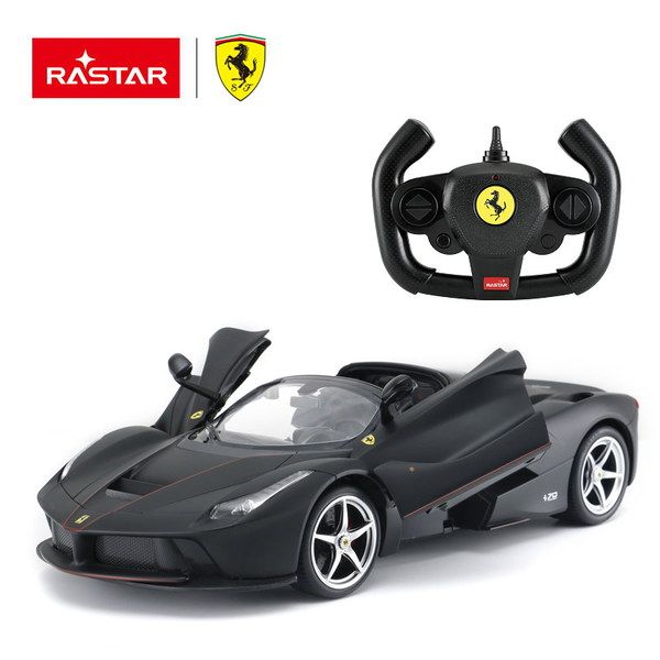 RASTAR 75800B Машина р/у 1:14 Ferrari LaFerrari Aperta, цвет чёрный