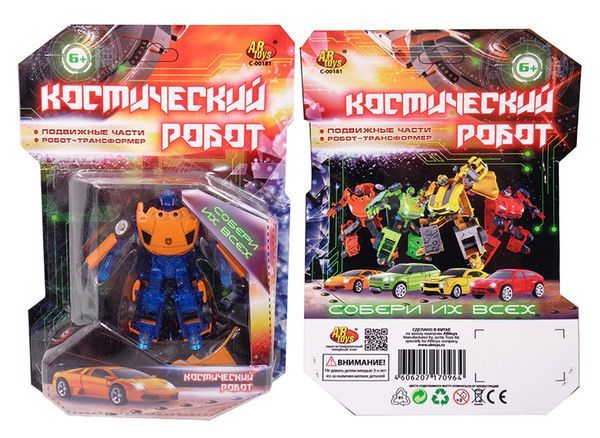 ABtoys C-00181 Космический робот-трансформер, 8 видов в ассортименте, без эффектов