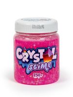 Slime S500-20181 Слайм «Crystal slime», розовый, 250г