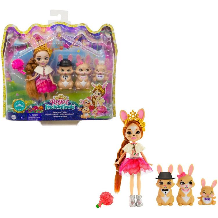 Mattel GYJ08 Энчантималс Игровой набор Семья Бристал Кроли