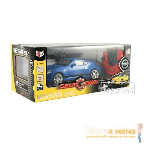 KidzTech 85051 Радиоуправляемый автомобиль Nissan 370Z, 1:16, синий