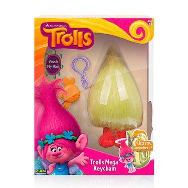 Zuru 6202 Trolls Мягкая игрушка-брелок Пушистик, 20 см