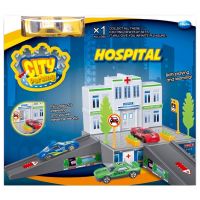 Dave Toy 32016 Игровой набор Больница с 1 машинкой