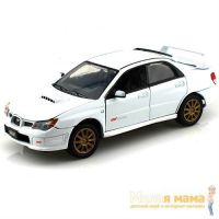 Motormax 73330 Коллекционная модель машины Subaru Impreza WRX STI, 1:24, белая